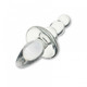 Glas Titus Beaded Glass Butt Plug by Glas Toy - view 2