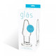 Glas 3.5 inches Glass Butt Plug Clear Adult Sex Toys