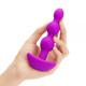 B-Vibe Remote Triplet Anal Beads Purple Sex Toys
