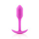 B-Vibe Snug Plug 1.94 ounces Weight Fuchsia - view 2