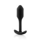 B-Vibe Snug Plug 1.94 ounces Weight Black - view 3