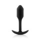 B-Vibe Snug Plug 1.94 ounces Weight Black - view 2