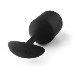B-Vibe Snug Plug 4 Black 9oz Weight