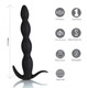 Mason Silicone Anal Plug Remote Control Black by Maia Toys