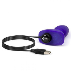 B-Vibe Anal Petite Purple Butt Plug by B Vibe