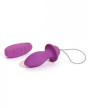 Bfilled Classic Unleashed Petite Butt Plug Purple by B Swish Toys