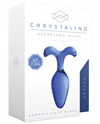 Chrystalino Expert Blue Glass Plug Best Sex Toys