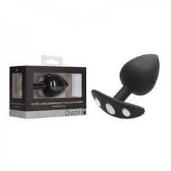 Extra Large Diamond Butt Plug W/ Handle Black Adult Sex Toy