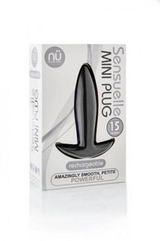 Sensuelle Mini Butt Plug Black by Novel Creations Toys