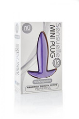Sensuelle Mini Butt Plug Purple by Novel Creations Toys