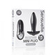 Sensuelle Remote Control Rechargeable Mini Plug Black by Novel Creations Toys
