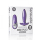 Sensuelle Remote Control Rechargeable Mini Plug Purple by Novel Creations Toys
