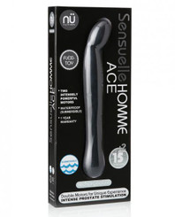 Sensuelle Homme Ace Black Prostate Massager by Nu Sensuelle