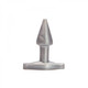 Tantus Stud Plug - Silver by Tantus Inc - view 2