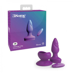 3some Wall Banger Plug Rechargeable Purple by Pipedream Products