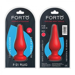 Forto F-21: Tear Drop Medium Red by Vvole LLC