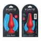 Forto F-21: Tear Drop Medium Red by Vvole LLC