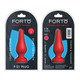 Forto F-21: Tear Drop Small Red by Vvole LLC