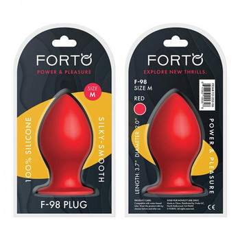 Forto F-98: Cone Medium Red Adult Sex Toy
