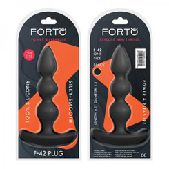 Forto F-42: Spiral Beads Black Adult Toys