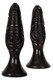 Royal Hiney Red The Pawns Black Butt Plugs by Curve Toys - Product SKU CNVNAL -63407