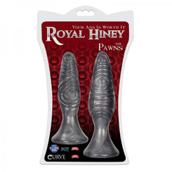 Royal Hiney Red The Pawns Silver Butt Plugs Sex Toys