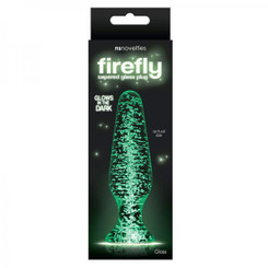 Firefly Glass - Tapered Plug - Clear Adult Sex Toy