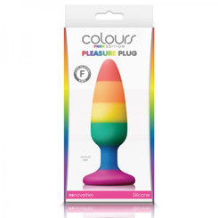 Colours Pride Edition Pleasure Plug Medium Rainbow Adult Sex Toys