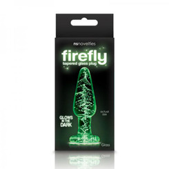 Firefly Glass - Tapered Plug - Small - Clear Adult Toys
