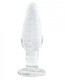 Firefly Glass Tapered Plug Medium Clear by NS Novelties - Product SKU CNVNAL -70038