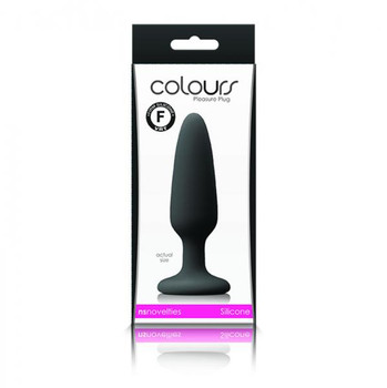 Colors Pleasures Small Plug Black by NS Novelties