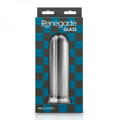 Renegade Glass Rook Anal Plug - Clear Sex Toys