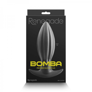 Renegade Bomba Anal Plug Black Medium Adult Sex Toy