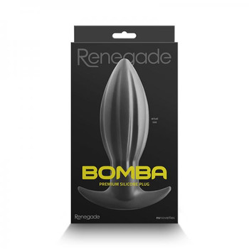 Renegade Bomba Anal Plug Black Large by NS Novelties
