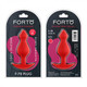 Forto F-78: Pointee 100% Silicone Plug Medium Red Best Sex Toys