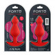 Forto F-78: Pointee 100% Silicone Plug Large Red by Vvole LLC