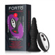 Forto Vibe Ribbed Plug W/remote Sm Blk by Vvole LLC