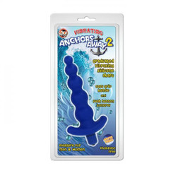 Vibrating Anchors Away 2 Anal Beads Blue Adult Toys