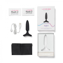 Lovense Hush 2 App-compatible Butt Plug 1 In. Sex Toy