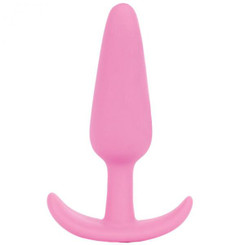 Mood - Small Pink Silicone Butt Plug by Doc Johnson