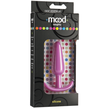 Mood Naughty Medium Pink Silicone Butt Plug Sex Toys