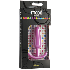Mood Medium Pink Silicone Butt Plug by Doc Johnson