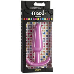 Mood Naughty Silicone Anal Plug Large -  Pink Adult Sex Toy