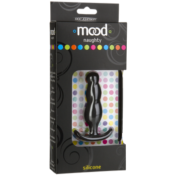 Mood Naughty Small Black Silicone Butt Plug Adult Toy