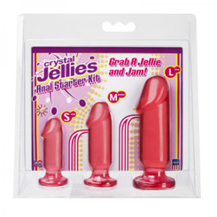 Crystal Jellies Anal Starter Pink Kit by Doc Johnson
