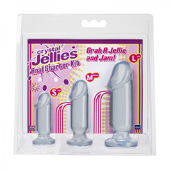 Crystal Jellies Anal Starter Kit Clear by Doc Johnson