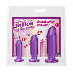Crystal Jellies Anal Starter Kit Purple Adult Sex Toy