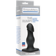 Titanmen The Rumpy Black Butt Plug by Doc Johnson