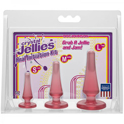 Crystal Jellies Anal Initiation Kit Pink Sex Toy