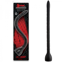 Kink In Deep Silicone Anal Snake 19.5 inches Black Best Sex Toy